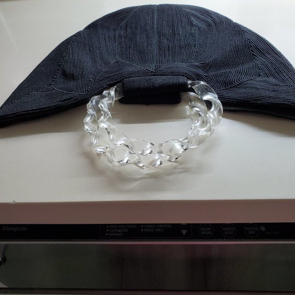 TRUE VINTAGE BLACK CORDE PURSE - Picture 2 of 4